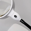 Flexible Desktop Magnifier with LED Lighting and Mains Power NO.7764