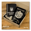 Set of covers: military ID and passport
