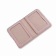 Pink Basic Leather Cardholder
