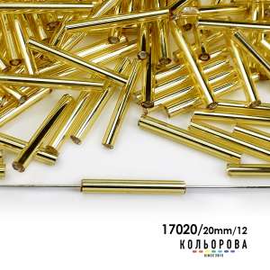 Preciosa Glass Bugle Beads 35112/17020/20mm Preciosa Glass Bugle Beads 35112/17020/20mm