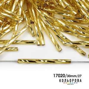 Стеклярус Preciosa 35127/17020/30mm