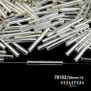 Стеклярус Preciosa 35112/78102/20mm Стеклярус Preciosa 35112/78102/20mm