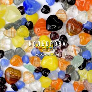 Preciosa 92-Mix-Hearts-Multi 