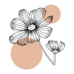 Термоналіпка принтована NATOBIPRINT (18х18 см.) П328