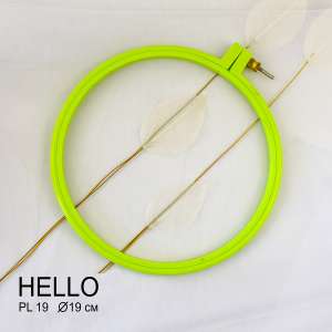 Plastic Hoops HELLO PL19