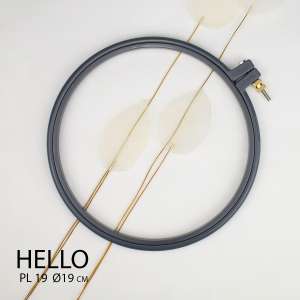 Plastic Hoops HELLO PL19