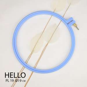 Plastic Hoops HELLO PL19