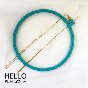 Plastic Hoop HELLO PL24