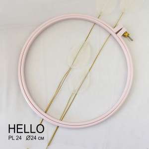 Plastic Hoop HELLO PL24