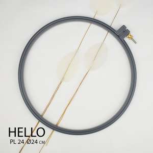 Plastic Hoop HELLO PL24