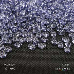 Preciosa TWINS (2.5x5 mm) 01121#