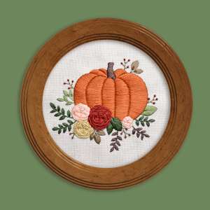 Набір для вишивання GL-3  «Осінній мотив»  Ø130 мм