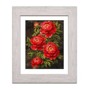 Picture for embroidery format A3 350 "Peonies"
