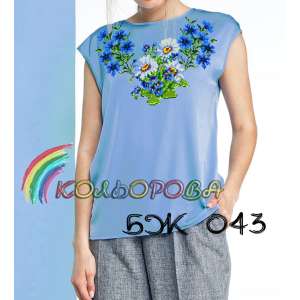 Блузка жіноча без рукавів БЖ-043