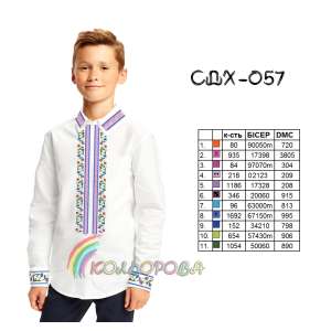 Сорочка дитяча (хлопчики 5-10 років) СДХ-057