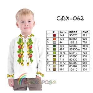 Сорочка дитяча (хлопчики 5-10 років) СДХ-062