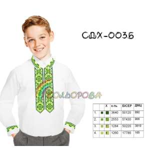 Сорочка дитяча (хлопчики 5-10 років) СДХ-003Б