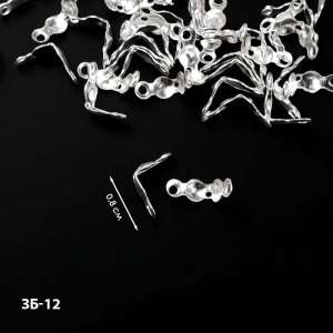 Каллот для біжутерії 0.8 см ЗБ-12 (≈20 шт.) 