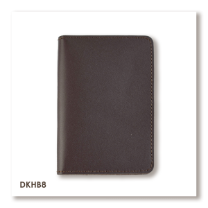 Темно-коричневый базовый кожаный докхолдер