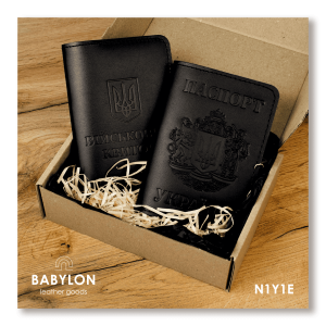 Набір обкладинок: військовий квиток та Паспорт