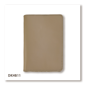 Бежевый базовый кожаный докхолдер