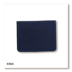 Синий базовый кожаный картхолдер