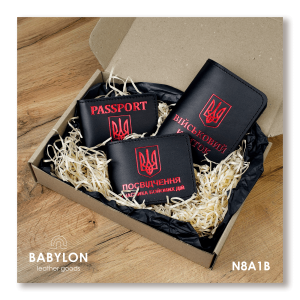 Набір обкладинок: військовий квиток, УБД та ID-passport