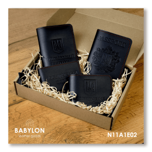 Набір обкладинок: військовий квиток, УБД, посвідчення водія та Passport