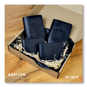 Набір обкладинок: військовий квиток, УБД, посвідчення водія та Passport