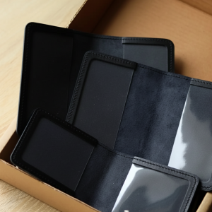 Set of covers: military ID, UBD certificate and passport