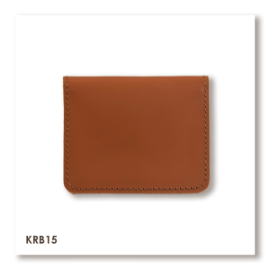 Терракотовый базовый кожаный картхолдер