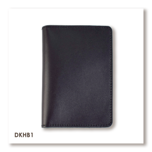 Черный базовый кожаный докхолдер