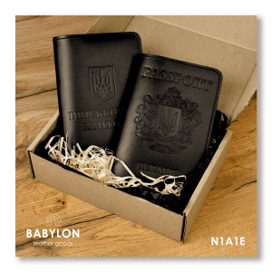 Set of covers: military ID and passport