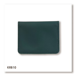 Зеленый базовый кожаный картхолдер