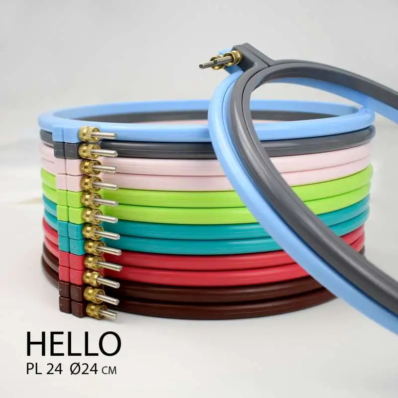 Пяльцы пластиковые HELLO PL24