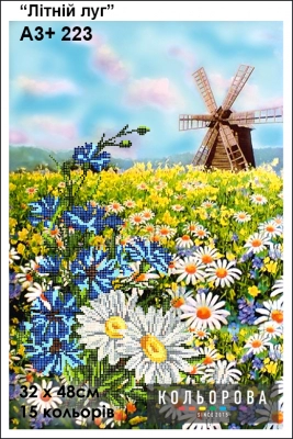 Picture for embroidery format A3+ 223 "Summer Meadow"