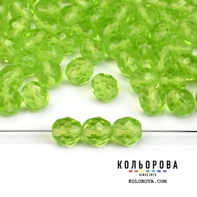 37.Preciosa bead 50520 Peridot (8 mm)