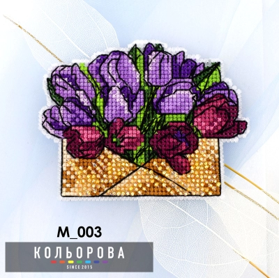 Магнит М_003 "Букет тюльпанов"