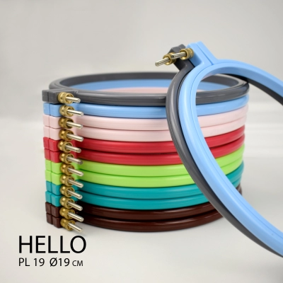 Пяльцы пластиковые HELLO PL 19