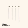 Иглы для бисера Royal №16 GBR-16