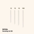 Голки для бісеру Royal №100 GBR-100