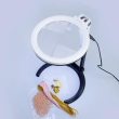 Лупа складна настільна з LED-підсвічуванням та живленням від мережі MG3B-1C
