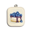 Embroidery Kit N 030 "Blueberry Cheesecake"