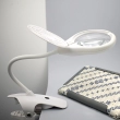 Лупа гибкая с прищепкой и LED-подсветкой и питанием от сети NO.BC108C