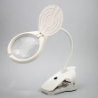 Лупа гибкая с прищепкой и LED-подсветкой и питанием от сети NO.BC108C