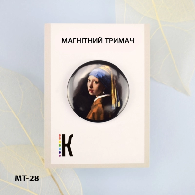 Магнитный держатель для игл и схем МТ-28 "Девушка с жемчужной серьгой"
