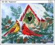 Картина для вишивки формату A3+ 323 "Кардинали"