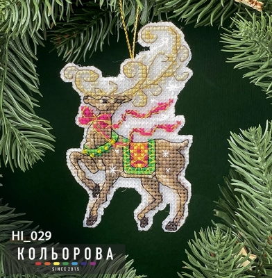 Новорічна іграшка НІ_029 "Новорічний олень"