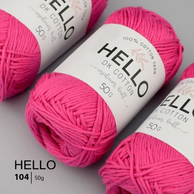 Пряжа HELLO Cotton 104 (50 грамм)