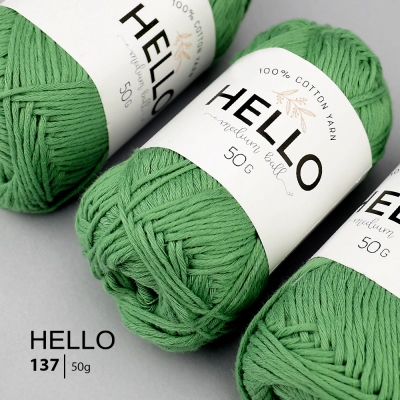 Пряжа HELLO Cotton 137 (50 грамм)